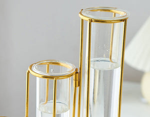 Gold and Glass Vase