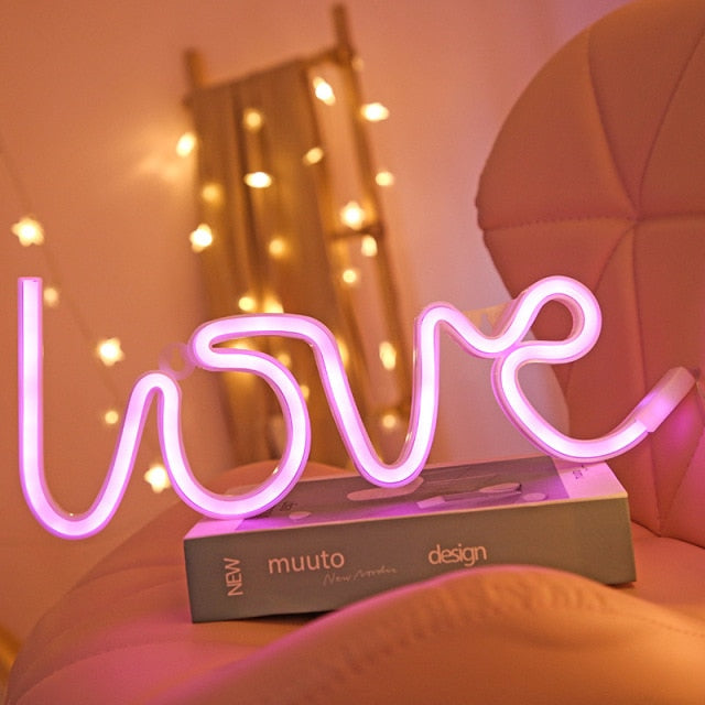 LED Neon Love Sign